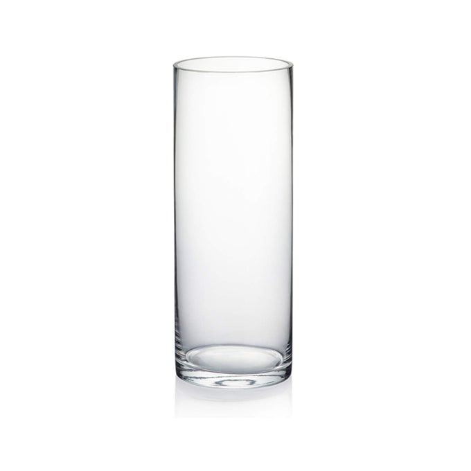 QUALITY THICK CLEAR CYLINDER GLASS VASES 3 W X 8 H BUD VASE SKINNY NARROW FLORAL BOUQUET FLOWER CONTAINER FOR WEDDING CENTERPIECES TABLETOP HOME ACCENT DCOR BRUSH PEN HOLDER 1 PIECE