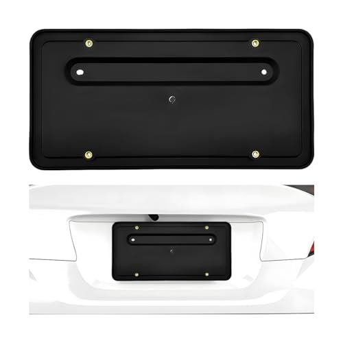 HZEL Car Rear License Plate Bracket OEM109684400B Vehicle Rear Plate Frame Holder Mounting Kit Auto Exterior Protective Accessories Fit for 20172023 Model 3 and 20202024 Model Y - Image 1