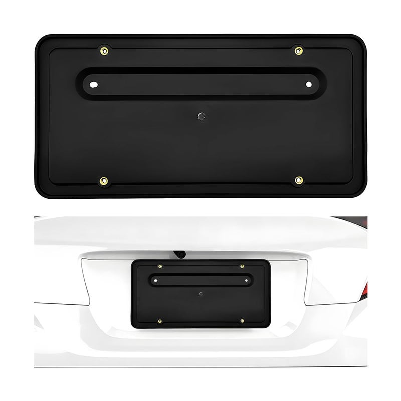 HZEL Car Rear License Plate Bracket OEM109684400B Vehicle Rear Plate Frame Holder Mounting Kit Auto Exterior Protective Accessories Fit for 20172023 Model 3 and 20202024 Model Y - Image 3