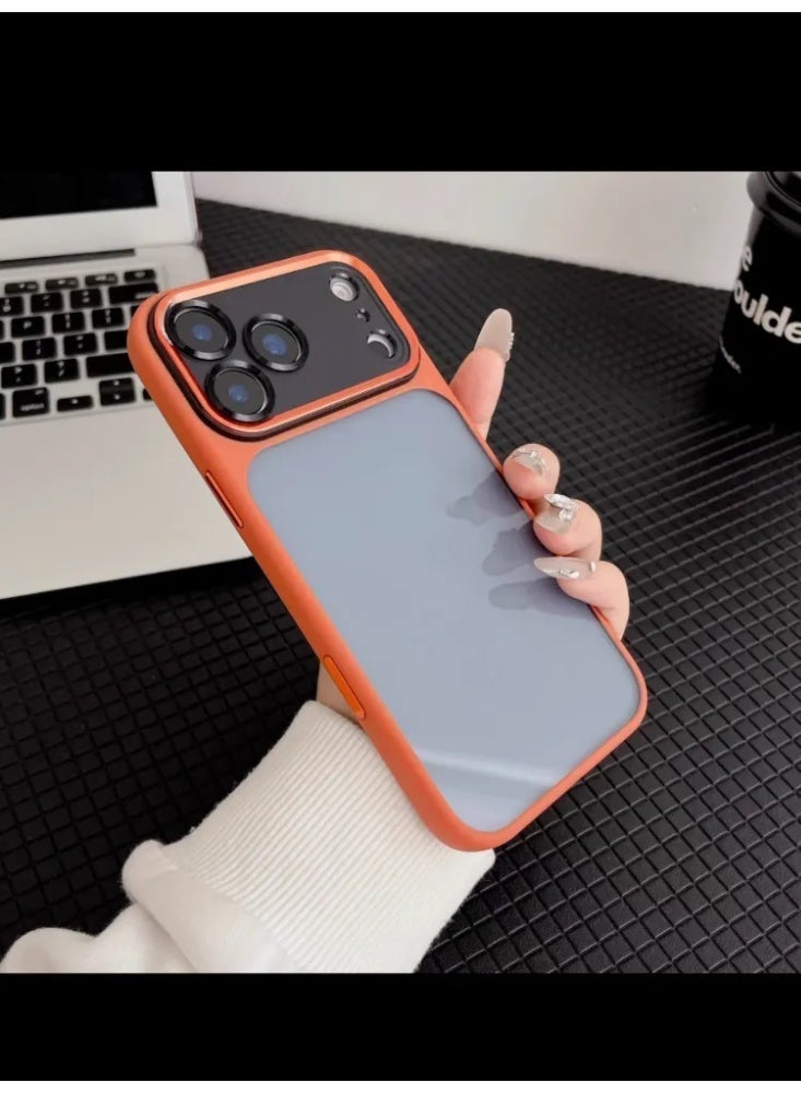 iPhone 17 Pro Max Case Frosted Electroplated PC Full Protection Cover with Camera Lens Guard Anti-Fingerprint Shockproof Slim Design - Image 2