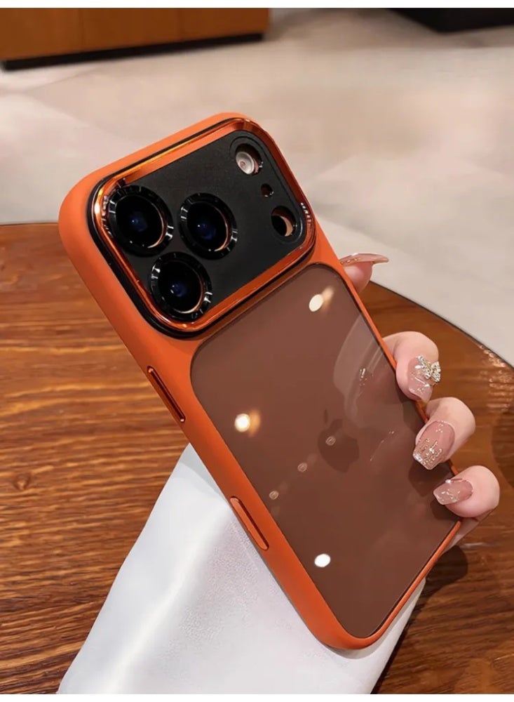 iPhone 17 Pro Max Case Frosted Electroplated PC Full Protection Cover with Camera Lens Guard Anti-Fingerprint Shockproof Slim Design - Image 3
