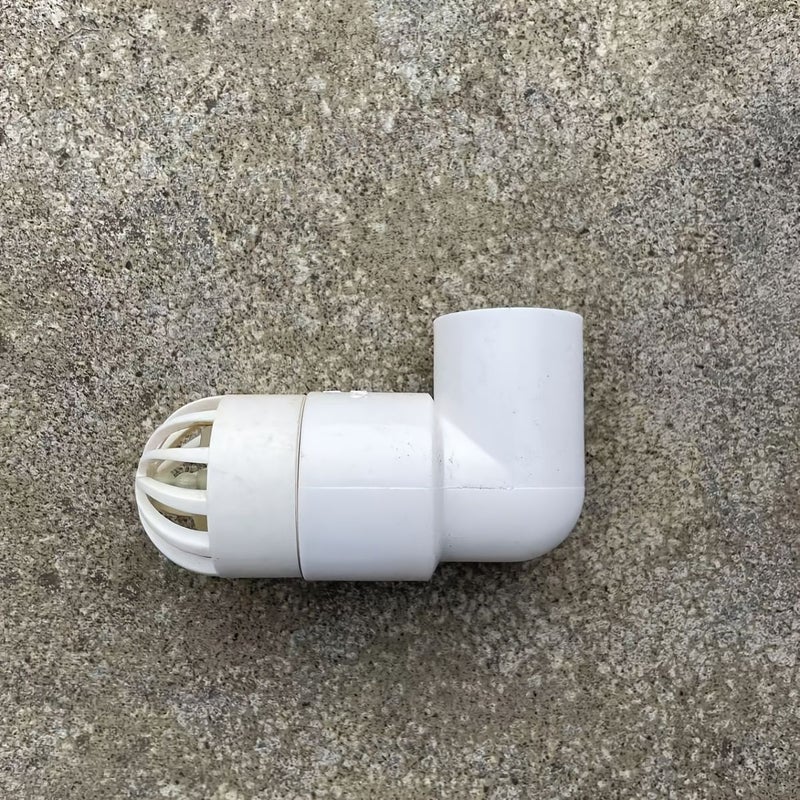 White Inner Diameter 32mm Direct Type Aquarium Outlet Rotating Fan Connector PVC Pipe Accessory for Small Fish Tanks - Image 5