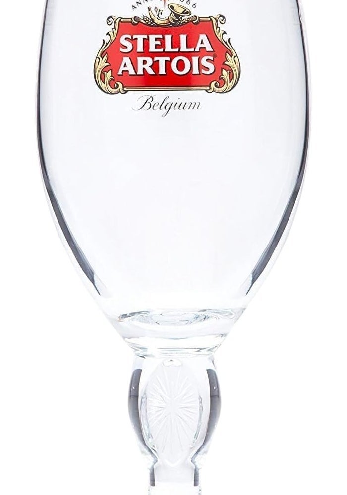 Stella Artois 2-Pack Original Glass Chalice, 33cl - Classic Beer Glasses - Image 2