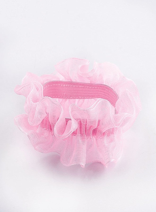 MILAKOO Pink Wedding Lace Heart Floral Choker Necklaces Adjustable&Strecth Lace Bracelet for Bridal - Image 3