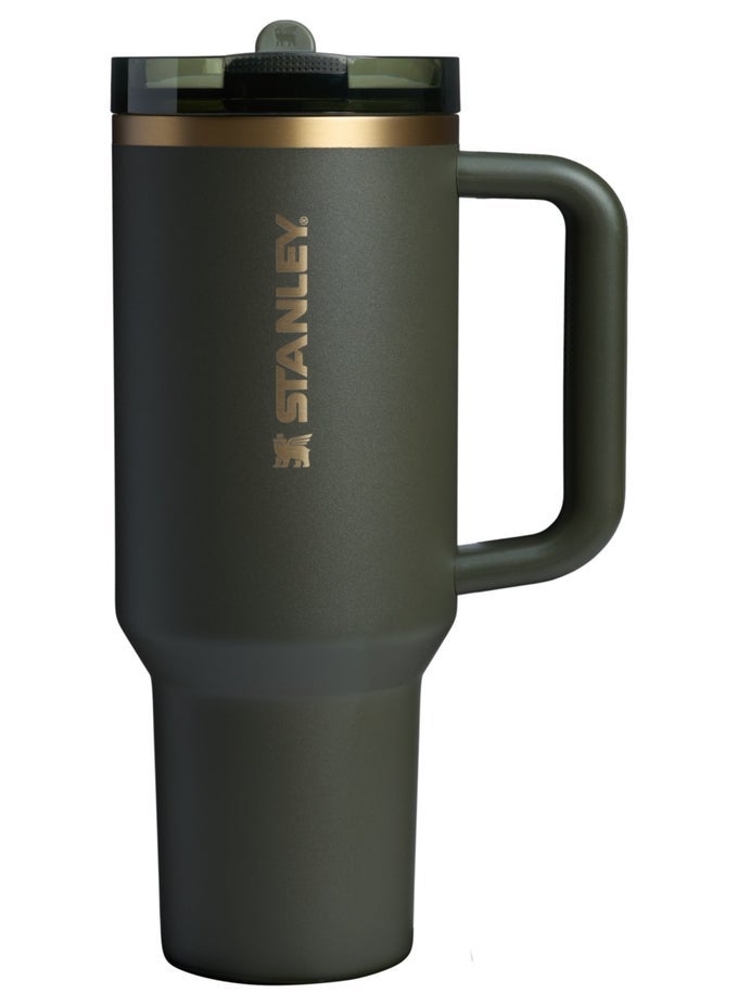 Stanley QUENCHER PROTOUR FLIP STRAW TUMBLER WITH LEAKPROOF LID 40 OZ | BUILT-IN STRAW & HANDLE | CUPHOLDER COMPATIBLE FOR TRAVEL | INSULATED STAINLESS STEEL CUP | BPA-FREE