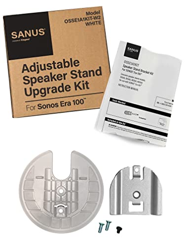 Sanus Sonos Era 100 Adapter Bracket Kit for Sanus Adjustable Height Wireless Speaker Stands (WSSA1, WSSA2, OSSA1, OSSA2) - Provides Compatibility for New Sonos Era Speaker - Model: OSSE1A1KIT - Image 2