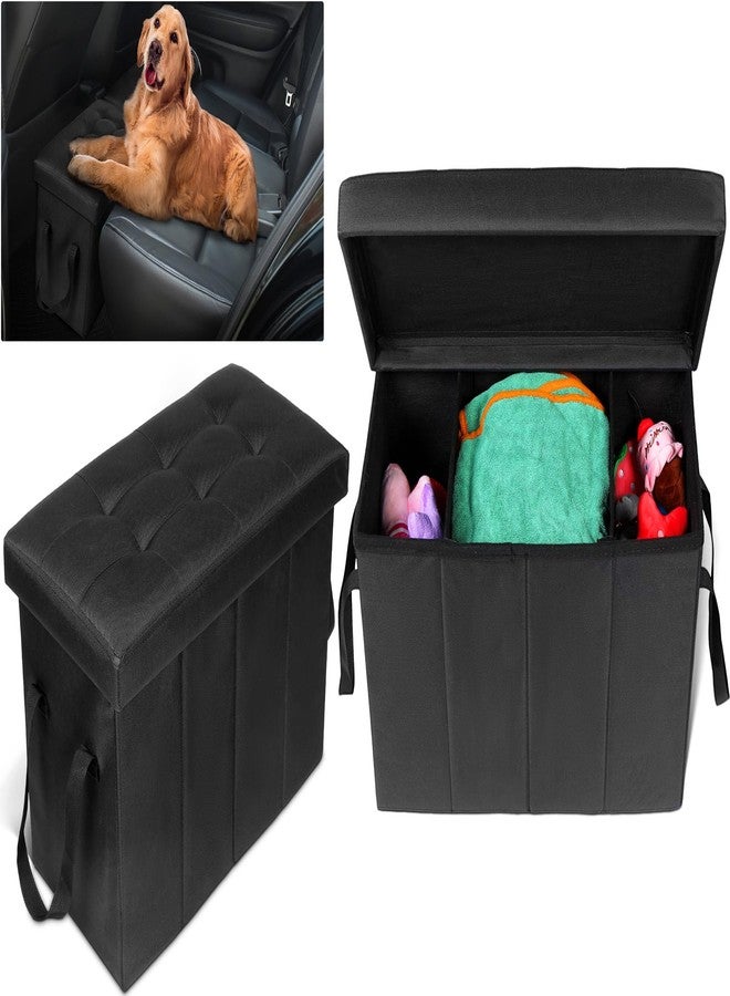 Datanly Car Back Seat Extender for Dogs up to 300lbs Car Seat Extender Back and Front Gap Filler with Storage Prevent Your Dogs from Falling Off(1 Pack) - Image 1