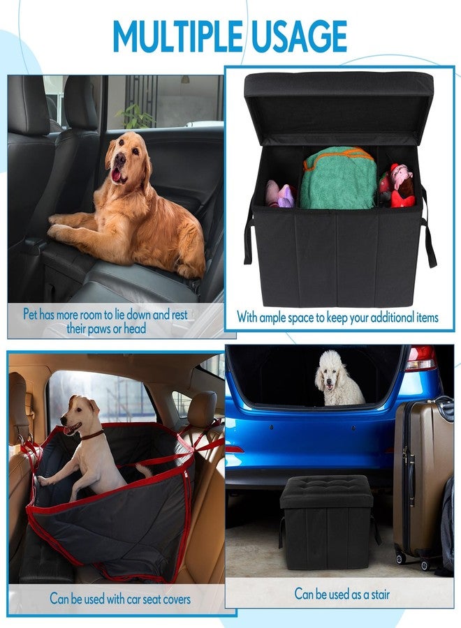 Datanly Car Back Seat Extender for Dogs up to 300lbs Car Seat Extender Back and Front Gap Filler with Storage Prevent Your Dogs from Falling Off(1 Pack) - Image 5
