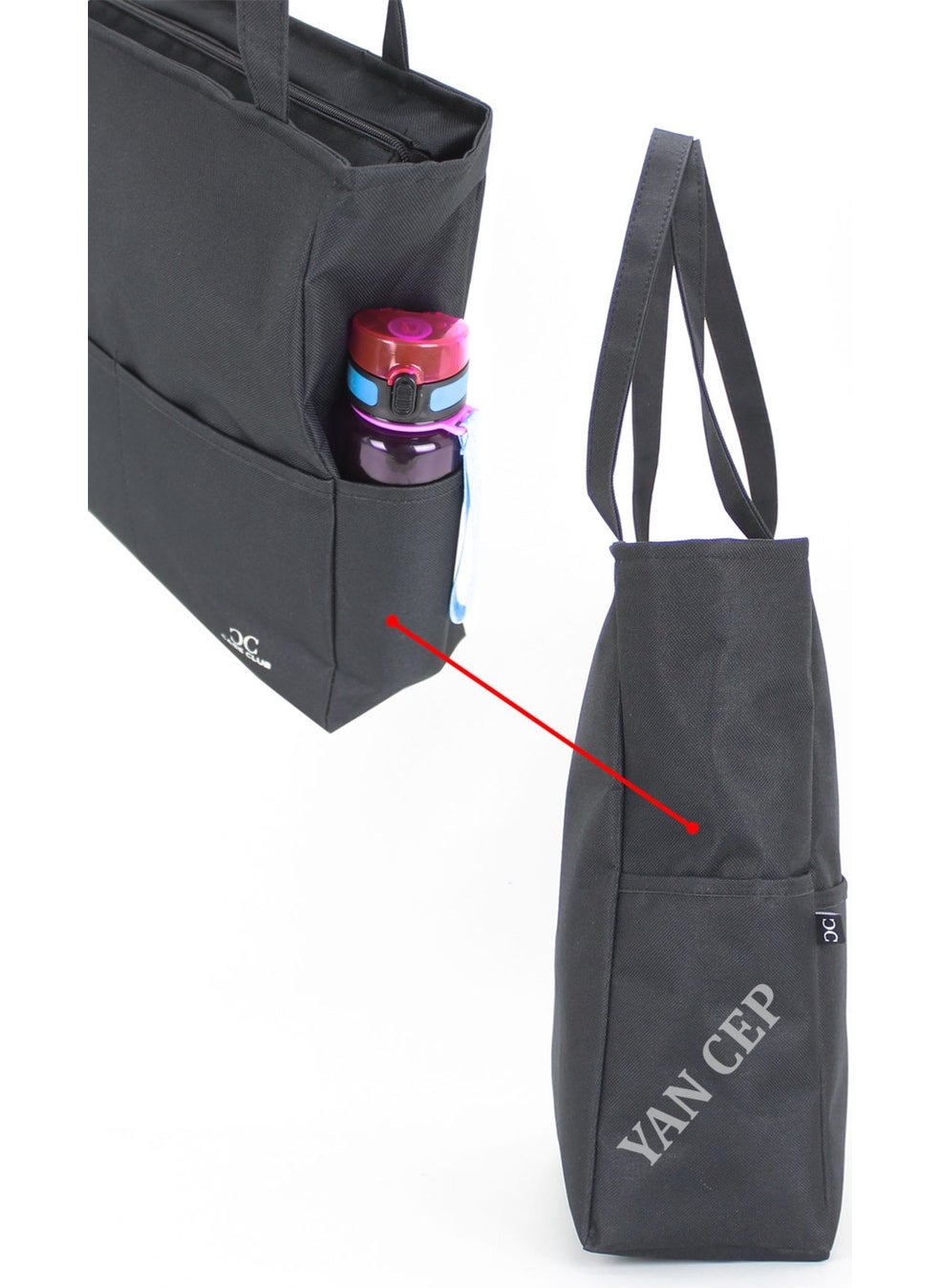 Case Club Sports Model Women's Shoulder and Handbag Waterproof Fabric Unlined Interior Compartment  - Image 4