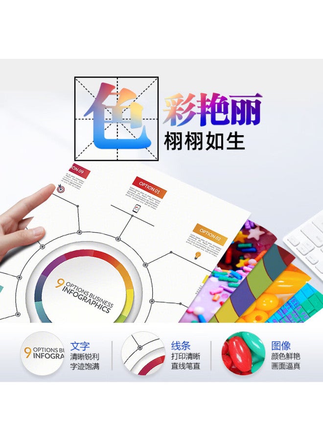 V4ink Compatible Canon Gi-80pgbk Black Ink Cartridge For Canon Printers G5080 G6080 Gm2080 Continuous Ink System Gi80 - Image 2