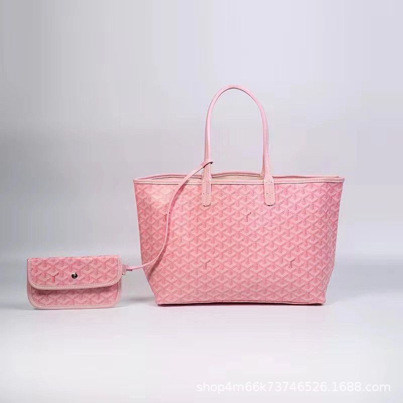 2024 Totebags غويا حقيبة النساء و Y على شكل حقيبة التسوق المطبوعة سعة كبيرة حقيبة الأم والابنة حقيبة الكلب الأسنان Tote - Image 1