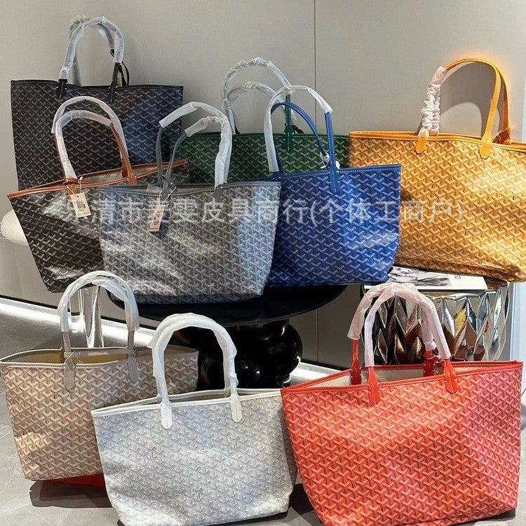 2024 Totebags غويا حقيبة النساء و Y على شكل حقيبة التسوق المطبوعة سعة كبيرة حقيبة الأم والابنة حقيبة الكلب الأسنان Tote - Image 5