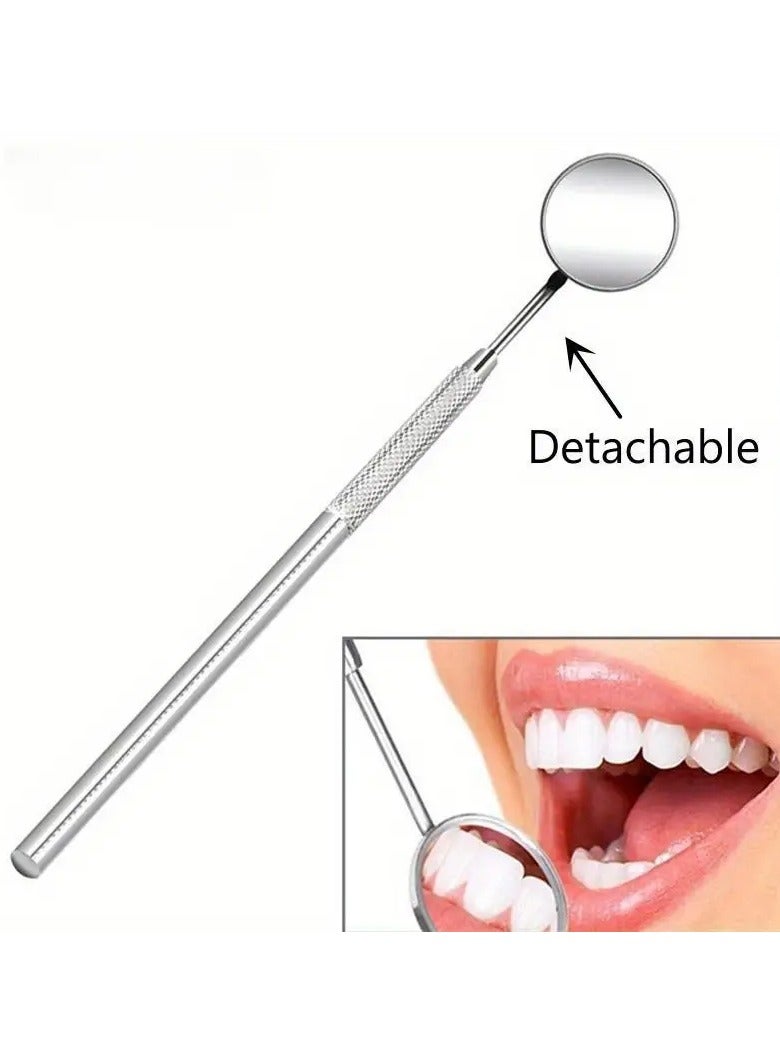 روزينو 1 كمبيوتر مجموعة من أدوات تنظيف أسنان الفم: بما في ذلك الخيط ، مرآة الفم ، تستخدم لتنظيف الطارتار ، بقع الأسنان واللسان ، سهلة الحمل ، أداة النظافة الشخصية عديمة الرائحة - Image 1