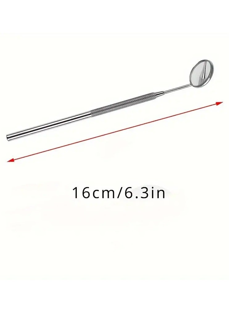 روزينو 1 كمبيوتر مجموعة من أدوات تنظيف أسنان الفم: بما في ذلك الخيط ، مرآة الفم ، تستخدم لتنظيف الطارتار ، بقع الأسنان واللسان ، سهلة الحمل ، أداة النظافة الشخصية عديمة الرائحة - Image 3