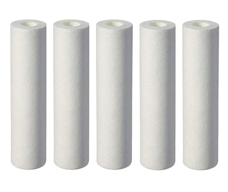 AQUALIQUID RO 5 Micron 10 Inch PP Spun Filter Suitable All Type RO Water Purifier 5 Pcs - Image 1