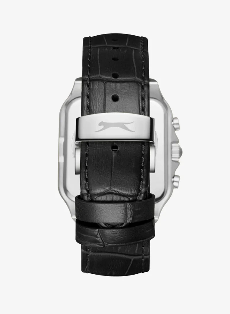 Slazenger white Men's Leather Multifunction Watch SL.9.2548.2.01 - 40x50 mm for Men | Best Price UAE