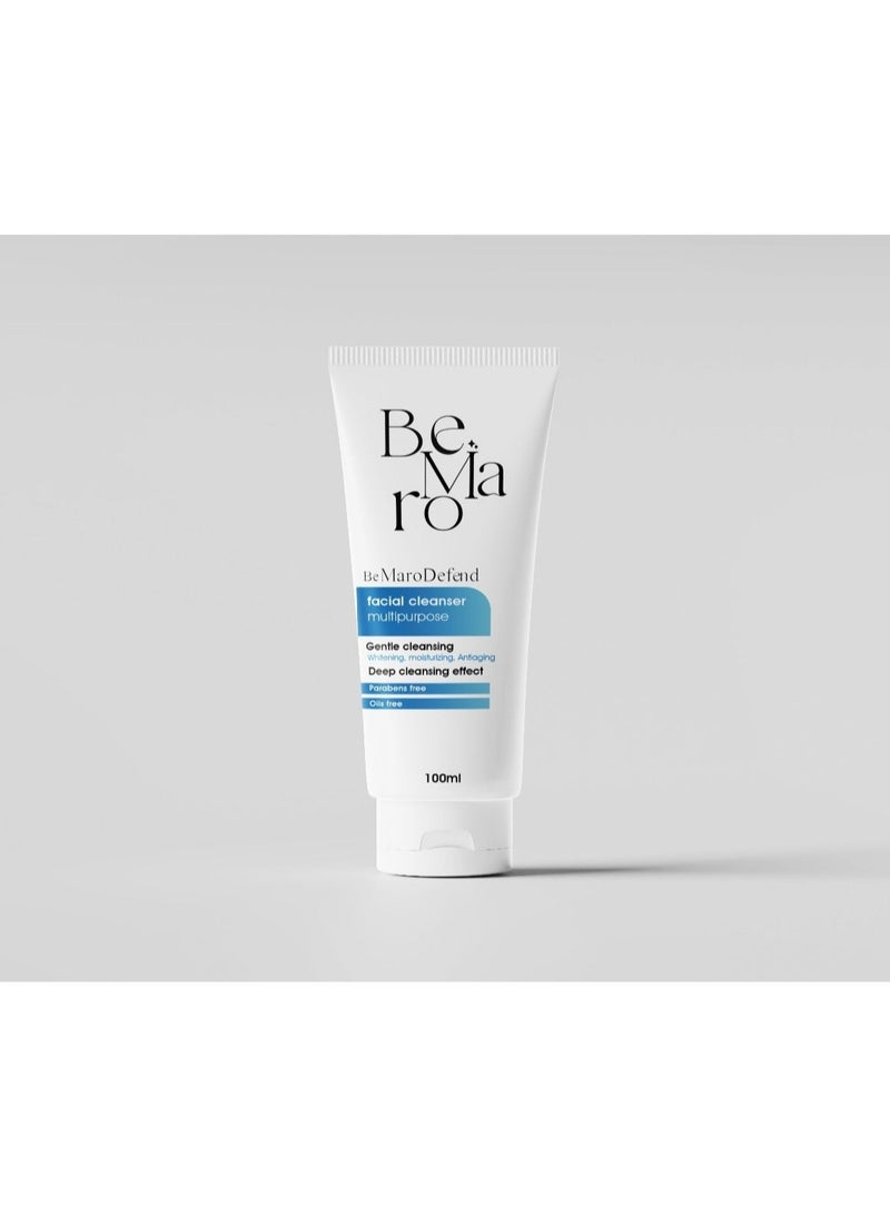 غسول للوجه  بيمارو – منظف يومي لطيف بتركيبة فعالة تساعد على إزالة الأوساخ والزيوت وآثار المكياج، يمنح بشرة نظيفة ومنتعشة ومتوازنة