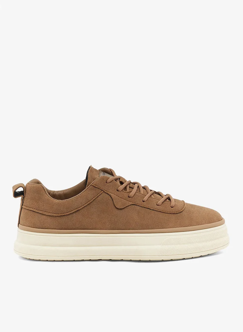 Faux Suede Casual Sneakers