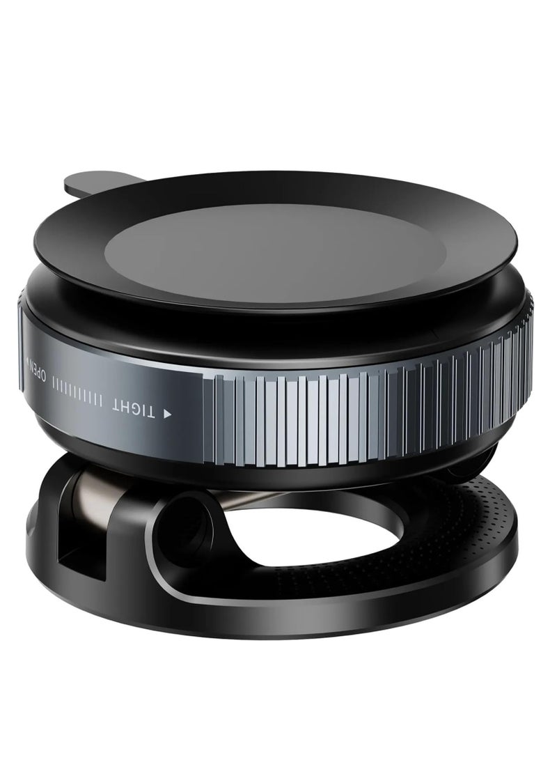 DIGI CORE K007 Vacuum Magnetic Car Phone Holder 360° Rotation Ultra Suction Cup Phone Mount For Cell Phone Holders Car Phone Holder Magnetic For Your Car/Gym/Mirror Mount For iPhone & Android - Image 3