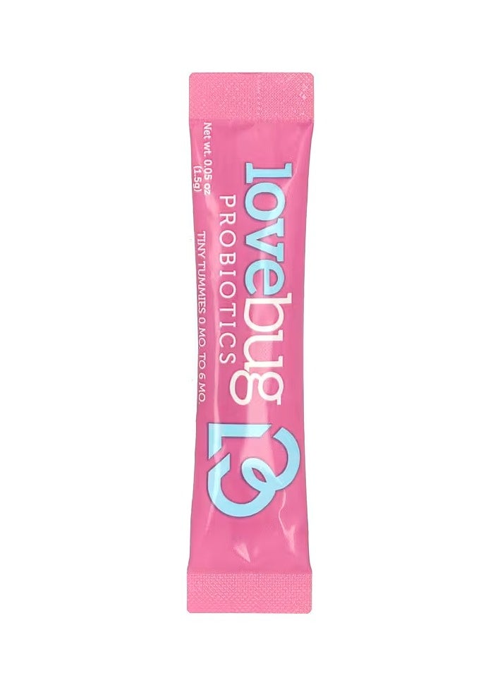 LoveBug Probiotics - Infant Probiotics, 1 Billion CFU, 30 Single Serve Stick Packs, 0.05 oz (1.5 g) Each - Image 1