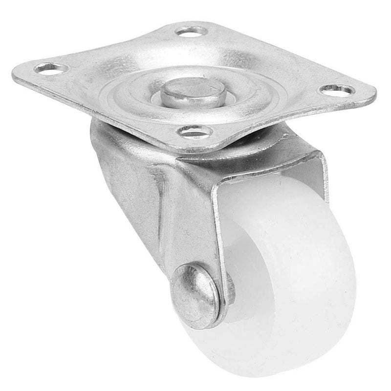 4 Pcs 1 Inch Nylon Furniture Casters 20Kg Capacity Smooth Rotation Long Life For Cart - Image 5