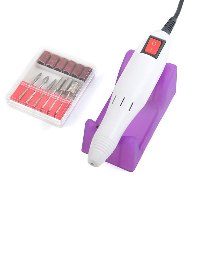 Loquat Electric Manicure Kit White/Pink - Image 2