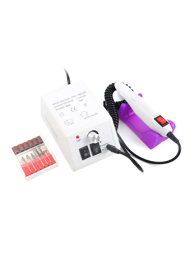 Loquat Electric Manicure Kit White/Pink - Image 1