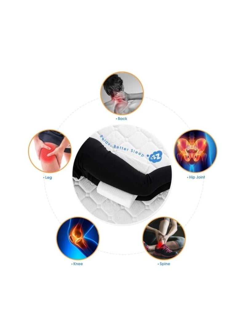Orthopedic Memory Foam Knee Pillow for Side Sleepers – Leg, Hip, and Back Support Cushion  - Image 4