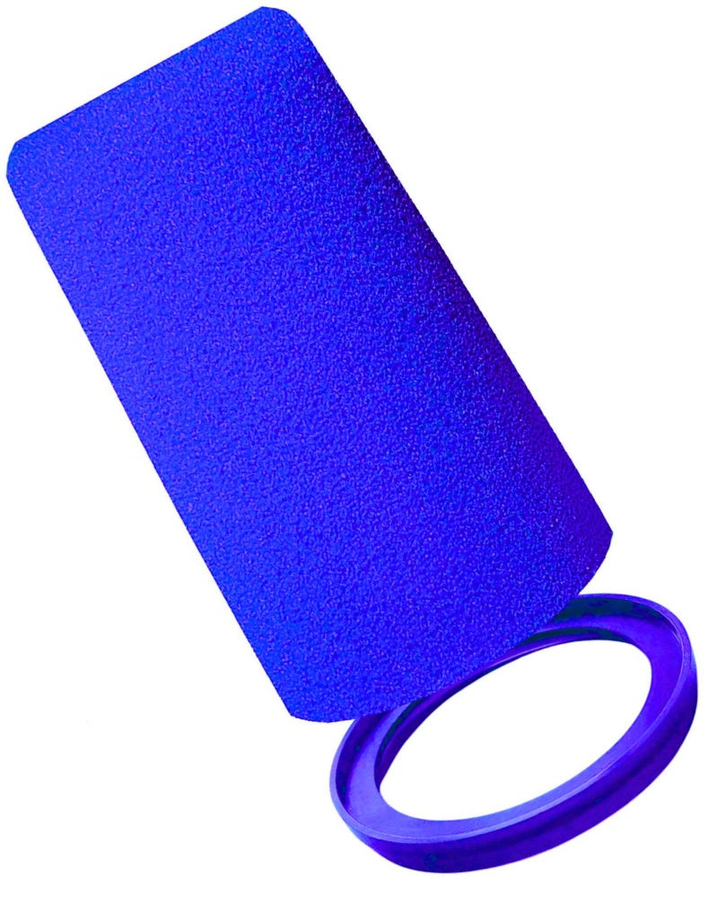 RhymKawa SM7b Pop Filter for Shure SM7B, SM7dB Microphone Foam Windscreen with Retainer Ring RK345 Colored Replacement (Blue) - Image 1