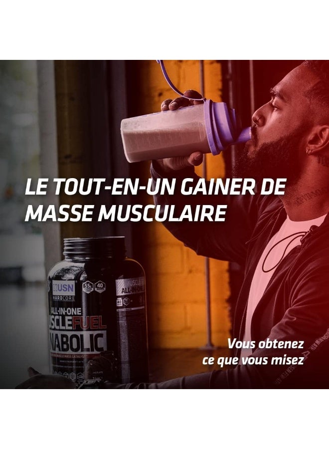 USN Muscle Fuel Anabolic All In One Muscle Mass Catalyst Variety Pack 26 Servings 4kg Chocolate, Strawberry, Vanilla & Cookies & Cream Flavour - Image 3