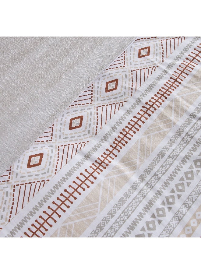 هوم بوكس طقم غطاء لحاف قطن مطبوع ماديسون لوتون مقاس كوينكينج  سم - Image 4