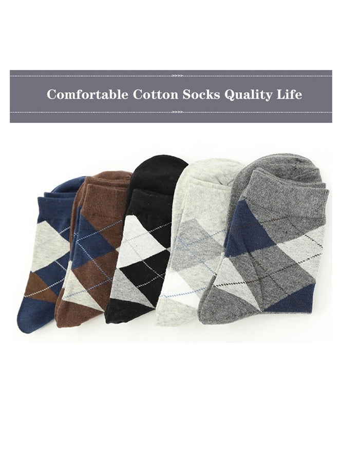 جوارب الرجال حزمة من 5 متعددة (متعددة الألوان1) - Image 3