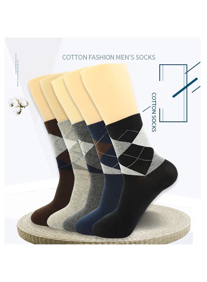 جوارب الرجال حزمة من 5 متعددة (متعددة الألوان1) - Image 2