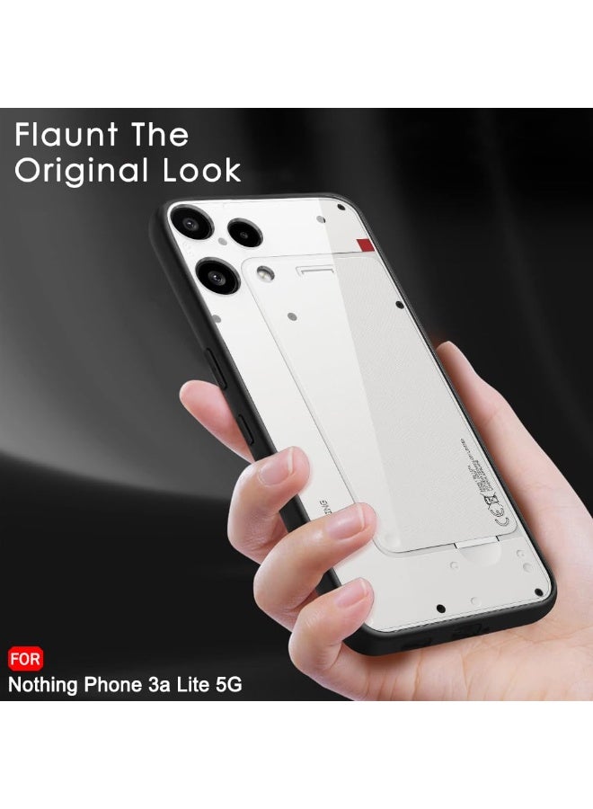 Case for Nothing Phone 3a Lite Ultra-Hybrid Shockproof Sleek Armor Back Cover Case with 360° Protection | Crystal Clear Hard Back Cover Case for Nothing Phone 3a Lite - Image 4