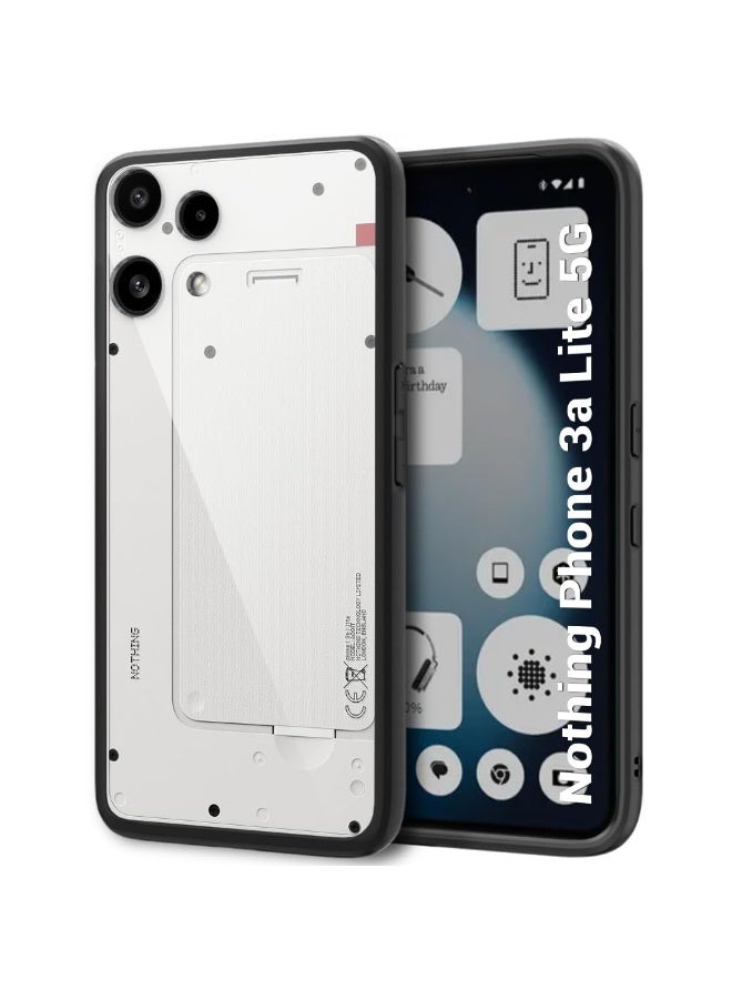 Case for Nothing Phone 3a Lite Ultra-Hybrid Shockproof Sleek Armor Back Cover Case with 360° Protection | Crystal Clear Hard Back Cover Case for Nothing Phone 3a Lite - Image 1