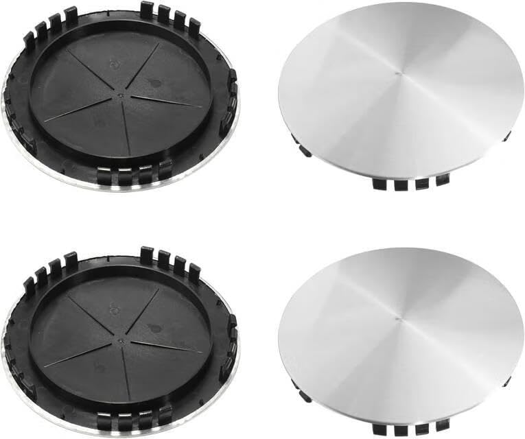 DewFlew 4Pcs Wheel Center Caps for GMC and Chevrolet Silverado Suburban 19921999 Wheel Rim 189mm744in Silver Hub Cap Wheel Cover Replacement 15650043 15650045