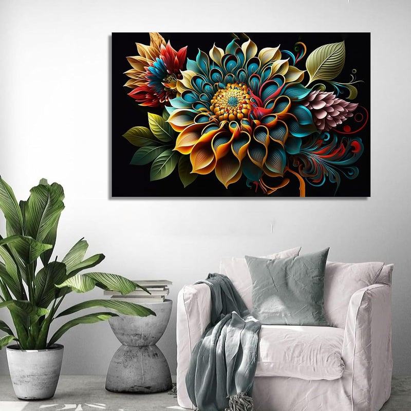 Relanta Abstract Canvas Wall Painting - Image 4
