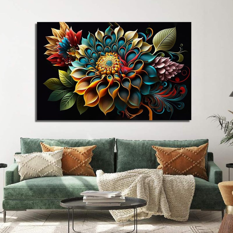 Relanta Abstract Canvas Wall Painting - Image 1