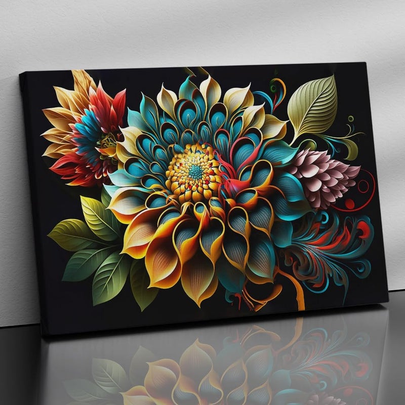 Relanta Abstract Canvas Wall Painting - Image 2