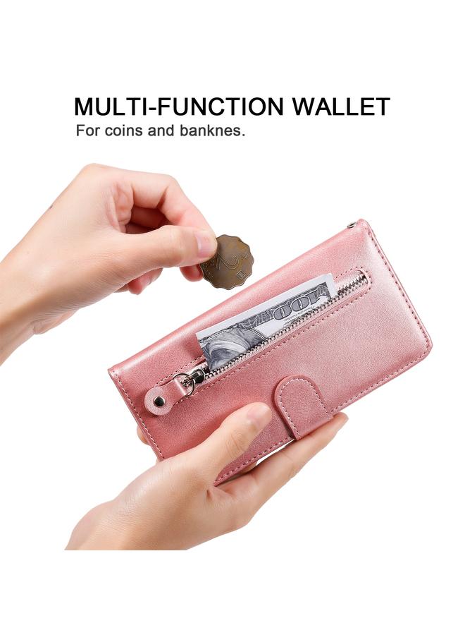 S-TOP Case For iPhone 14 Pro Fashion Calf Texture Zipper Horizontal Flip Leather Phone Case - Image 5
