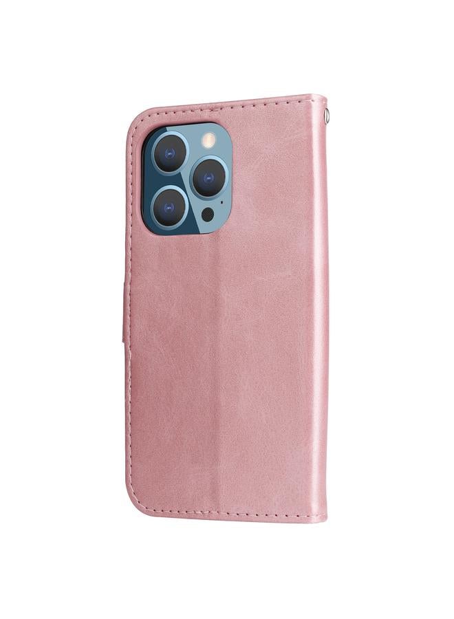 S-TOP Case For iPhone 14 Pro Fashion Calf Texture Zipper Horizontal Flip Leather Phone Case - Image 3