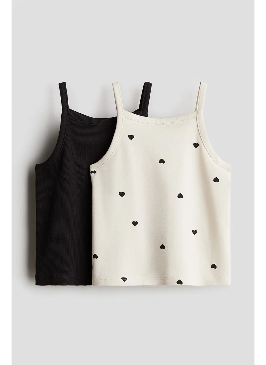 اتش اند ام 2-Pack Cotton Strappy Tops
