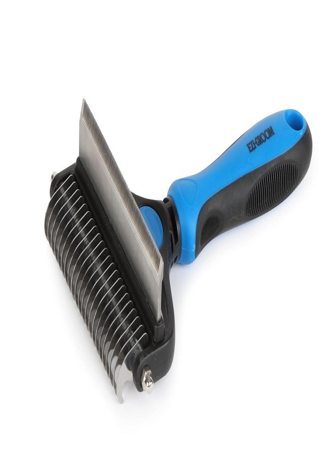 Shires Equestrian Ezi-Groom Tidy Up Comb (Blue)