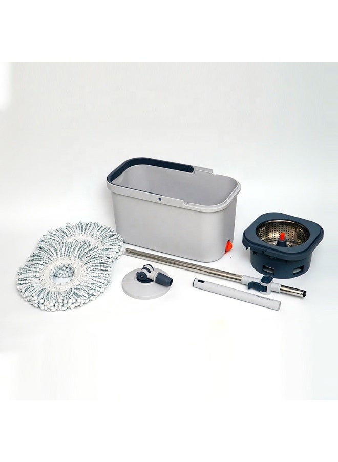 Maestro Compact Yet Powerful Spin Mop and Bucket Combo with Ergonomic Grip Handle, Built-In Wringer Basket, and Highly Absorbent Mop Head Ideal for Daily Cleaning Tasks Across Multiple Floor Surfaces at Home or Work - Image 4