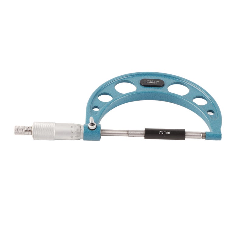 Outside Micrometer Stainless Steel High Accuracy Thickness Measuring Tool with Wrench 0.01mm75-100mm - Image 3