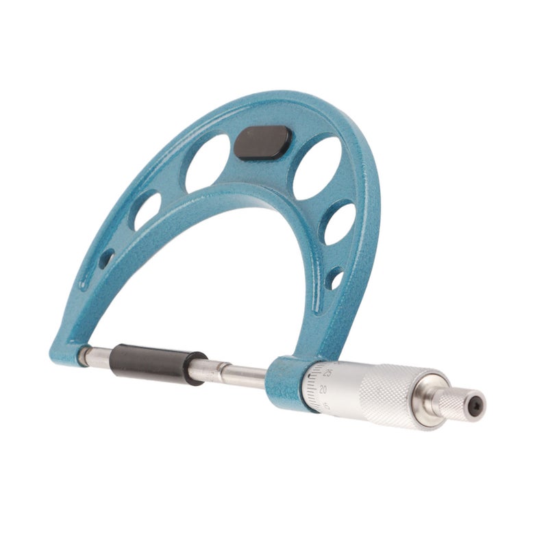 Outside Micrometer Stainless Steel High Accuracy Thickness Measuring Tool with Wrench 0.01mm75-100mm - Image 1