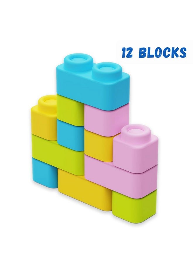 ZEPHYR Zephyr Learning Steps - Infant Blocks - Set - 1, Early Development, Block Sets, Colors and Counting, Premium Blocks, Stack Toy  - Image 3