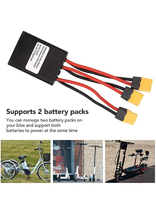 Generic Double Battery Discharge Converter for , 20V-72V DC Dual Battery Pack Switch Balancer for Increase The Capacity by Connecting Two Batteries in Parallel Equalization Module (30A)  - Image 2