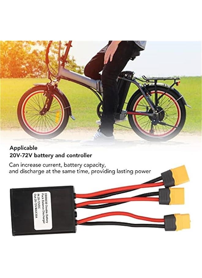 Generic Double Battery Discharge Converter for , 20V-72V DC Dual Battery Pack Switch Balancer for Increase The Capacity by Connecting Two Batteries in Parallel Equalization Module (30A)  - Image 3