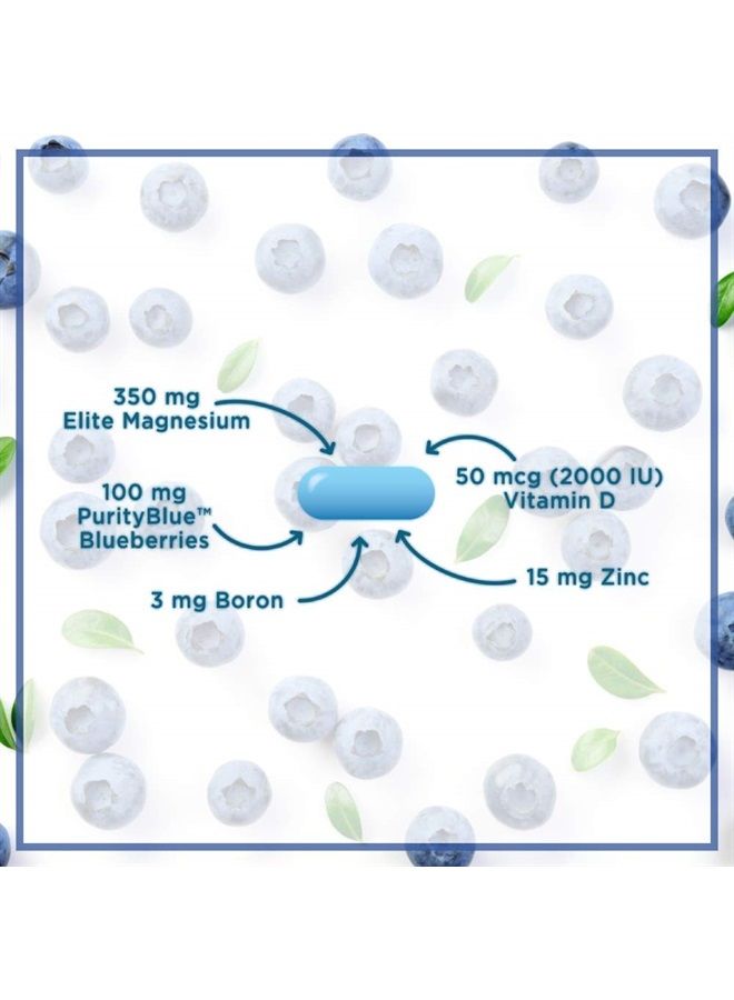 Purity Products MagBlue by Purity Products - Magnesium Bisglycinate Buffered & More - 90 Tablets - Image 2